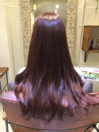 ロング ソウ ツヨシのヘアスタイル