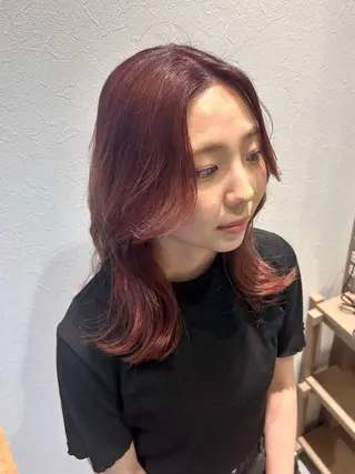 セミロング TIENA所属・田中 寿弥のヘアスタイル