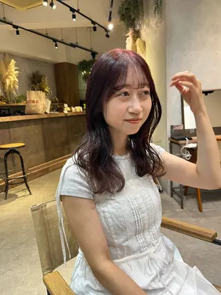 セミロング 無料カットモデル募集 ／ueno aiのヘアスタイル