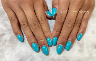 ネイル ネイルリボン 笠井のネイルデザイン