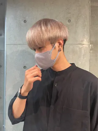 カラー メンズ Wehlen所属・透明感カラー🌟 keisukeのヘアスタイル