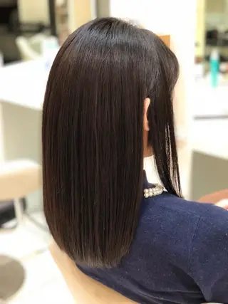 ミディアム 🌈ぷる艶カラー🌈 髪質改善👑柳沼尚貴のヘアスタイル