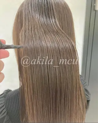 ロング カラー ヘアアレンジ エグチ アキラのヘアスタイル