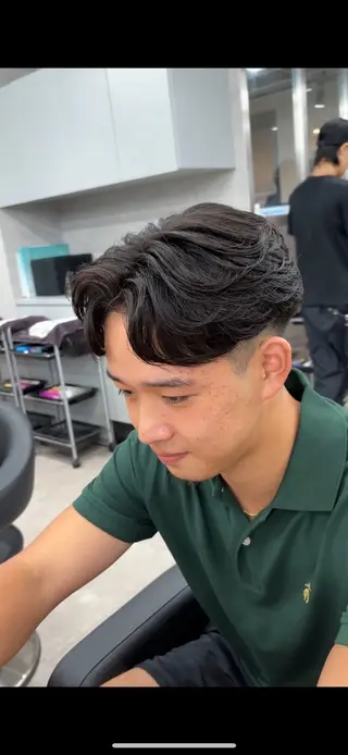 ショート パーマ ヘアアレンジ メンズ 💥メンズ特化美容師 "小林 海斗"💥のヘアスタイル