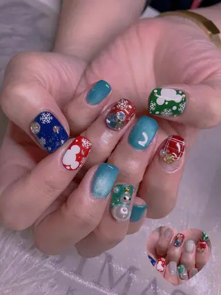 ネイル 長さだし専門店 M2 rikaのネイルデザイン