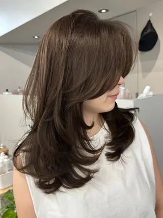 カラー 奈良 萌花のヘアスタイル