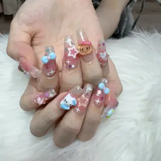 ネイル 🎀nana🫧 ワンホンネイル🎀のネイルデザイン