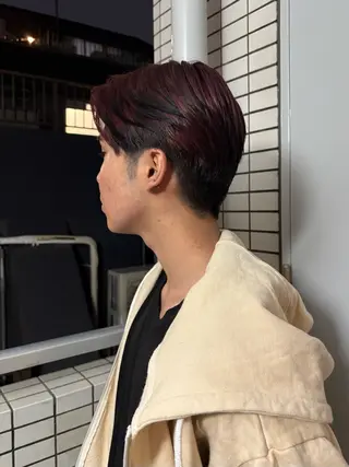 メンズ ☀️コミヤマミユ☀️ /パーマ/ハイトーンのヘアスタイル