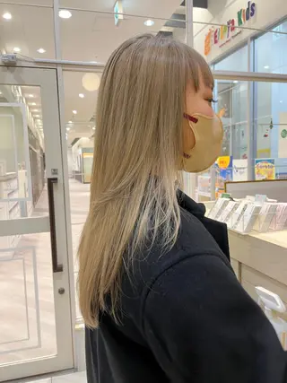 カラー 黒田瀬奈/ボブ まろやかベージュのその他イメージ