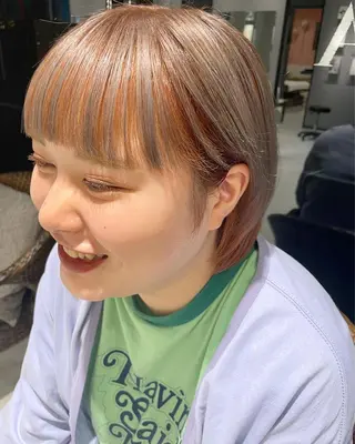 ショート カラー コイデ リュウセイのヘアスタイル