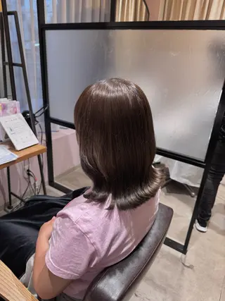 ミディアム 森 いずなのヘアスタイル