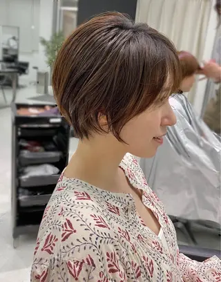 ショート カラー 似合わせ専門美容師 なかじまのヘアスタイル