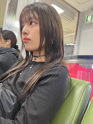 ロング カラー RIO 福岡美容師のヘアスタイル