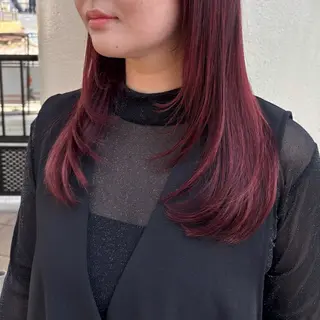 ロング カラー Sourire 小倉店所属・カラーモデル募集🌛 花音のヘアスタイル