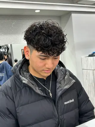 パーマ メンズ 🍐シャドウパーマ メンズ特化/守岡🍐のヘアスタイル