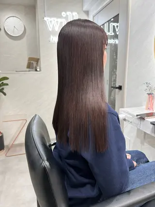 ロング カラー 髪質改善will hairdesignのヘアスタイル