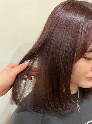 カラー 中村 朱沙のヘアスタイル