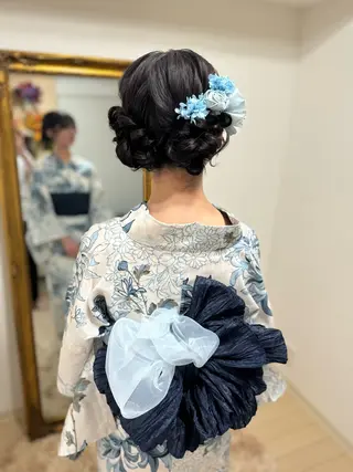 ヘアアレンジ 鷲見 望のヘアスタイル