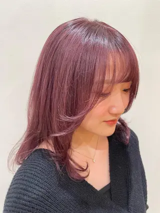 カラー 💖美髪矯正／透明感 カラー💖のぞみのヘアスタイル