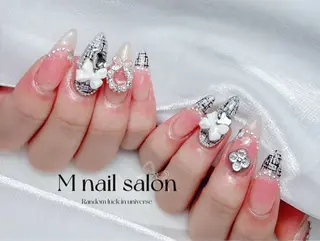 ネイル M🌷nail 長さだし専門店のネイルデザイン