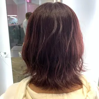 ミディアム カラー JUNYA 海外ガールヘアのヘアスタイル