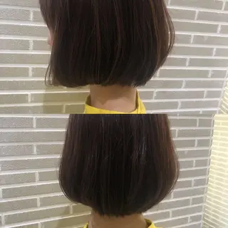 ミディアム カラー 山北 咲子のヘアスタイル