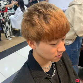 ショート メンズ AMI ウルフパーマ/メンズのヘアスタイル