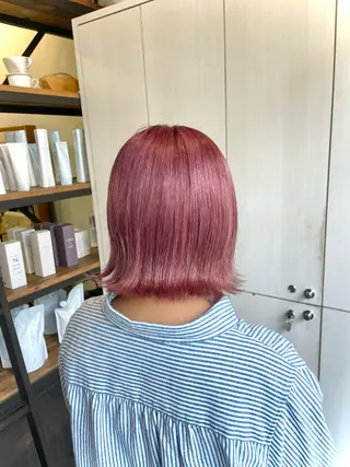 ショート カラー オオシマ ミユのヘアスタイル