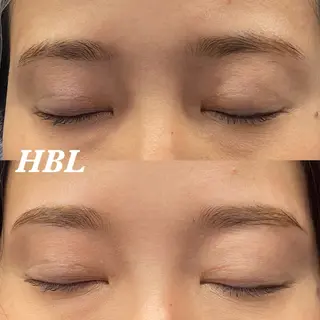 アイブロウ 暖色/ハイトーン/ カラー/HBLのヘアスタイル