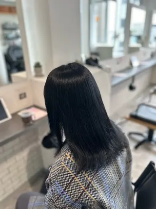 セミロング カラー ブリーチ/ベージュ /レイヤー/ひよりのヘアスタイル