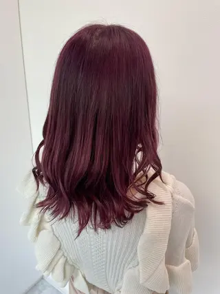 セミロング カラー 乾かすだけで美髪✨ 髪質改善専門/鈴木遼のヘアスタイル