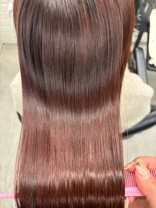 ロング カラー すぐ巻ける縮毛矯正 🍀勝倉　麗のヘアスタイル