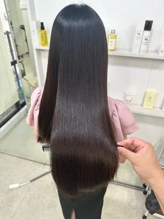 ロング 髪質改善/レイヤー ストウシンゴのヘアスタイル