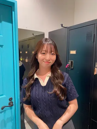 カラー 韓国ヘア AINA🐱のヘアスタイル