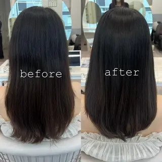 セミロング 美髪矯正/髪質改善/ 艶髪🤍伊藤梨紗のヘアスタイル