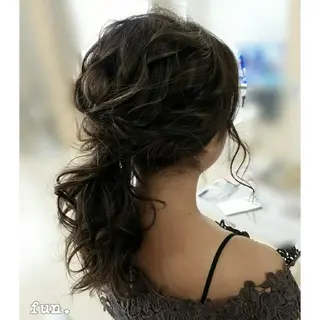 ミディアム ヘアアレンジ fun./ヘアセット /エクステ/着付のその他イメージ