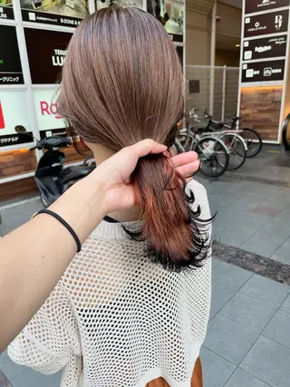 ロング カラー 髪質改善will hairdesignのヘアスタイル