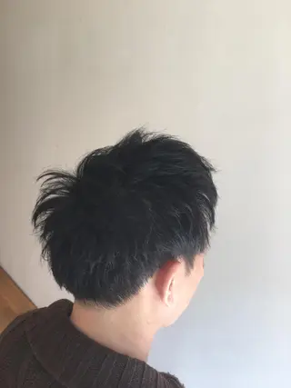 ショート パーマ メンズ フリーランス Ryu-nosukeのヘアスタイル