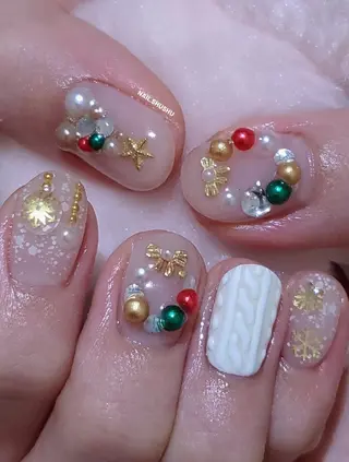 ネイル 3dパーツ/流行り 👧shushu❤️のネイルデザイン