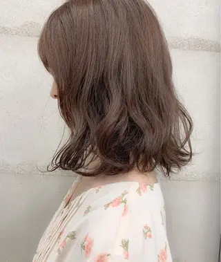 カラー 透明感/オリーブ/ グレージュ/YUKAのヘアスタイル