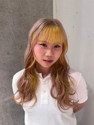 ロング カラー nonoka/ ブリーチ/モニカのヘアスタイル