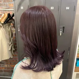 セミロング カラー Rino kanayama所属・Rino 金山 / 宮澤 萌のヘアスタイル