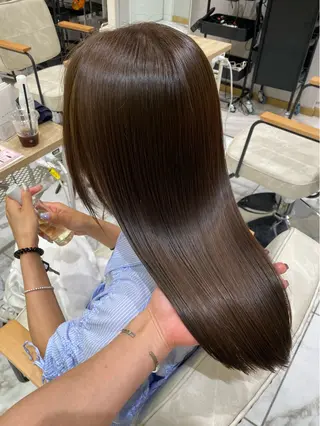 カラー hina☺︎ 髪質改善/ストレートのヘアスタイル