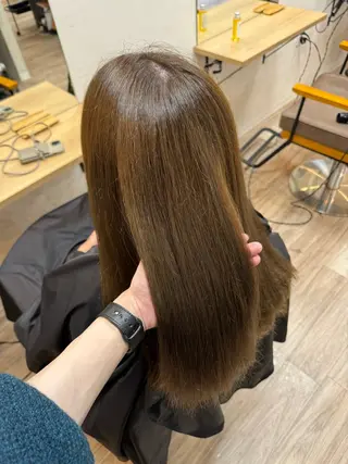 ロング カラー TELAHAIR研究学園店所属・TELAHAIR 副店長 永田のヘアスタイル