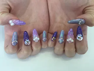 ネイル 💎🐰 saki. m 🐰💎のネイルデザイン