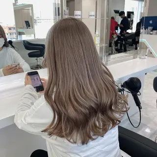 ロング カラー 赤み消し透明感🩶 銀座Ryota🩶のヘアスタイル