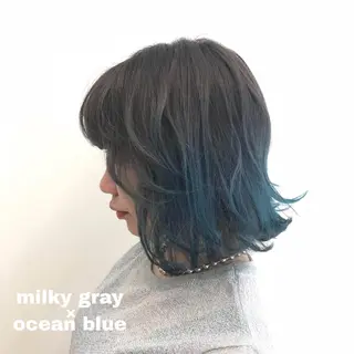 ショート カラー 【淡色color/ nail】maikoのネイルデザイン