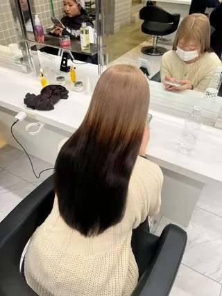 ロング カラー 韓国レイヤーカット /REIのヘアスタイル