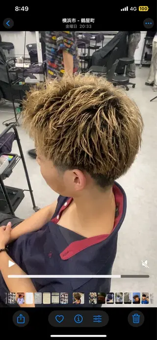 カラー パーマ メンズ 福井祥太／海外風 /プードルパーマのヘアスタイル