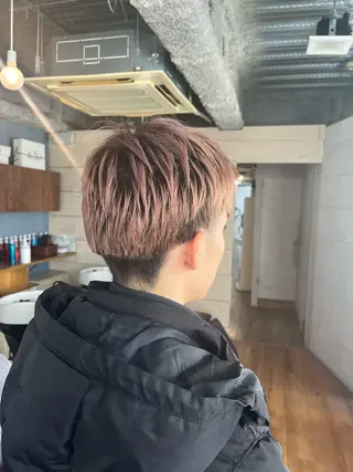 カラー メンズ 似合わせ/ブリーチ/ 髪質改善/ミクෆ‪のヘアスタイル